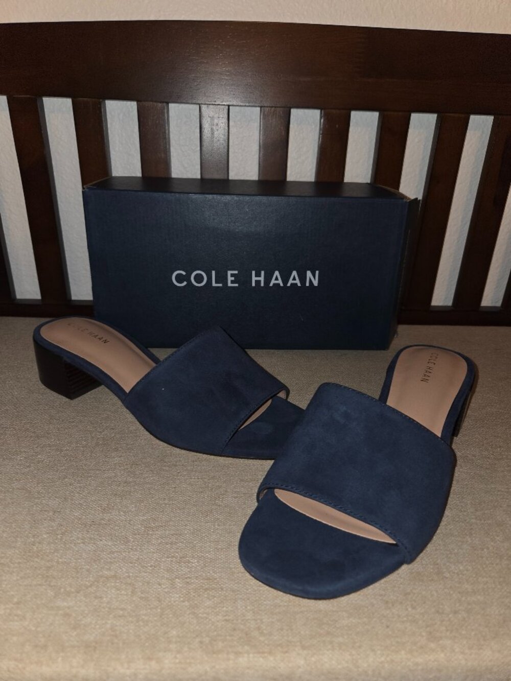 Cole Haan Calli Single Band Block Heel Sandal - Picture 1 of 5